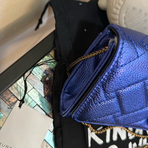 COPY - Kurt Geiger London Extra Mini Kensington Quilted Leather Wallet on a C… - Picture 5 of 17